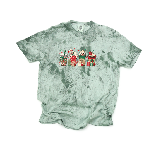 CHRISTMAS COFFEE CUPS CC SHIRT