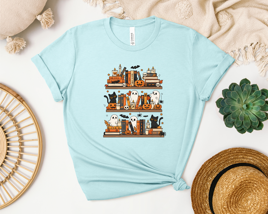 SPOOKY BOOKSHELF SHIRT