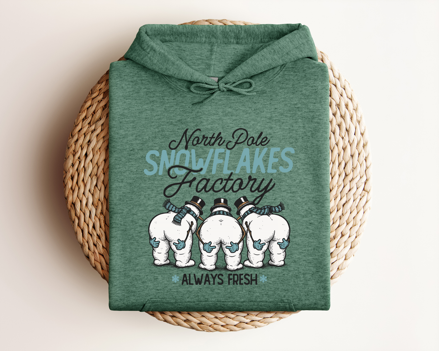 NORTH POLE SNOWFLAKES FACTORY HOODIE
