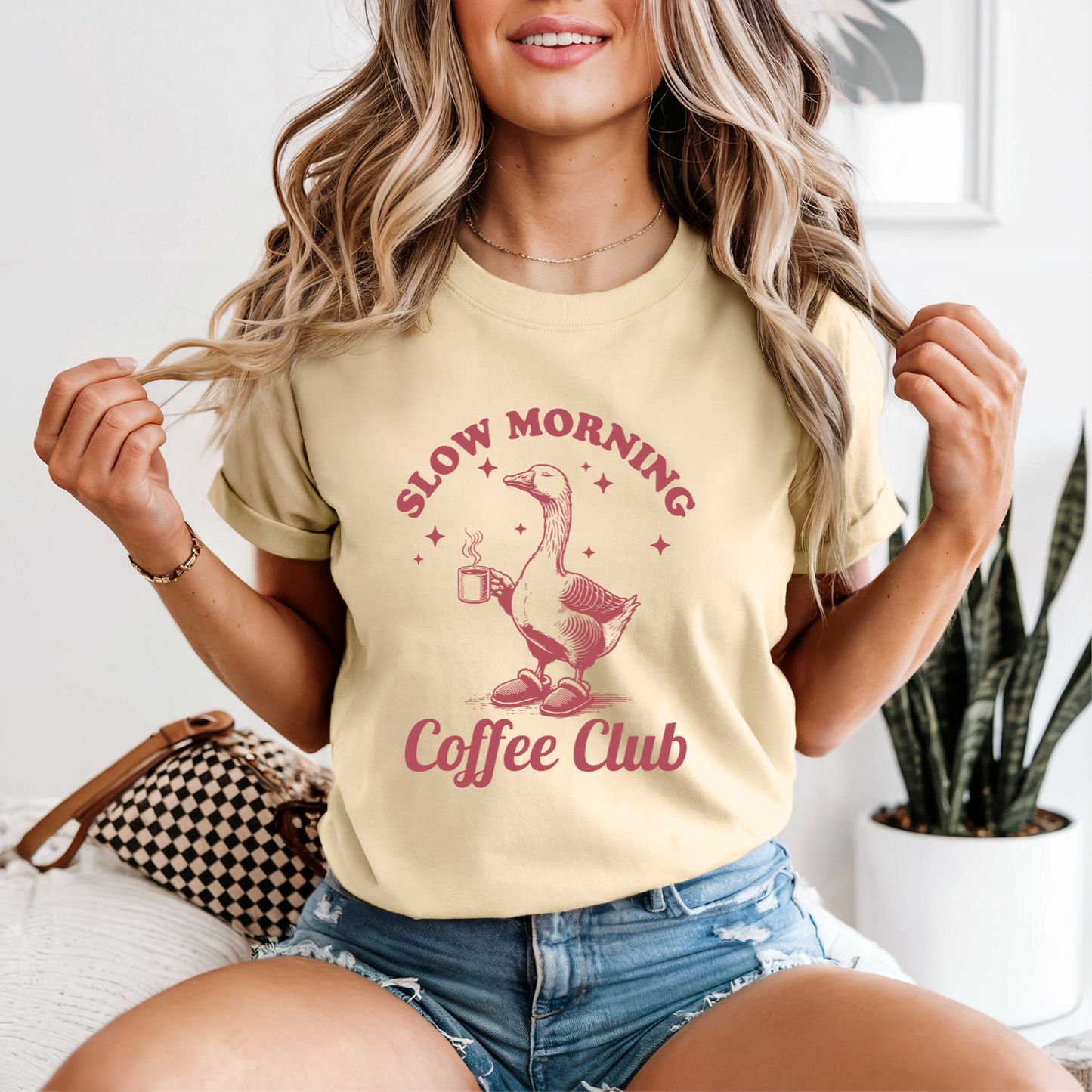 *NEW* SLOW MORNING COFFEE CLUB CC SHIRT