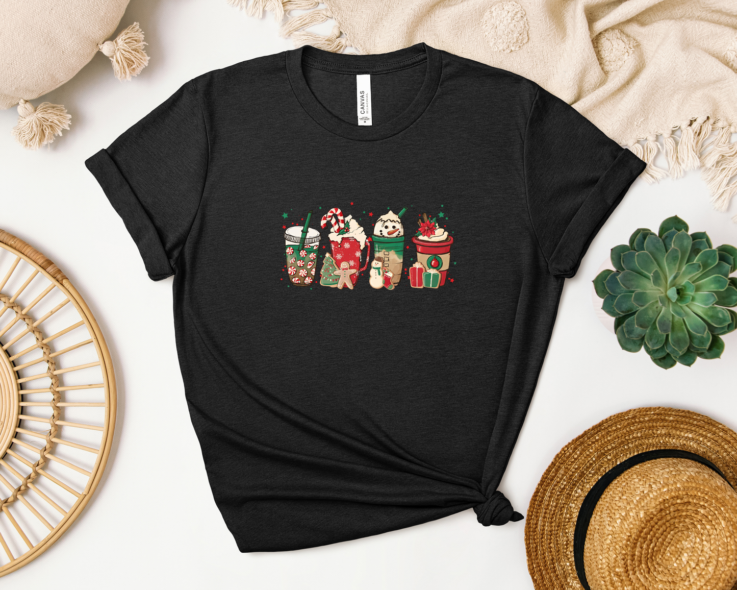 CHRISTMAS COFFEE CUPS SHIRT