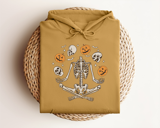 JUGGLING SKELETON HOODIE