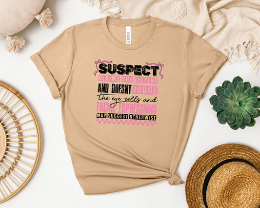 SUSPECT SHIRT