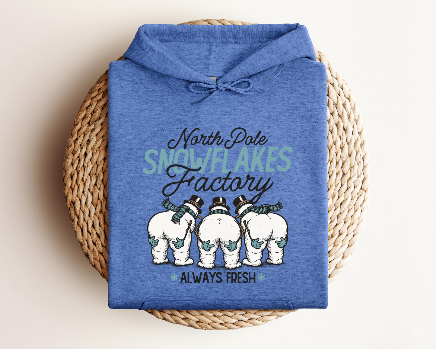 NORTH POLE SNOWFLAKES FACTORY HOODIE