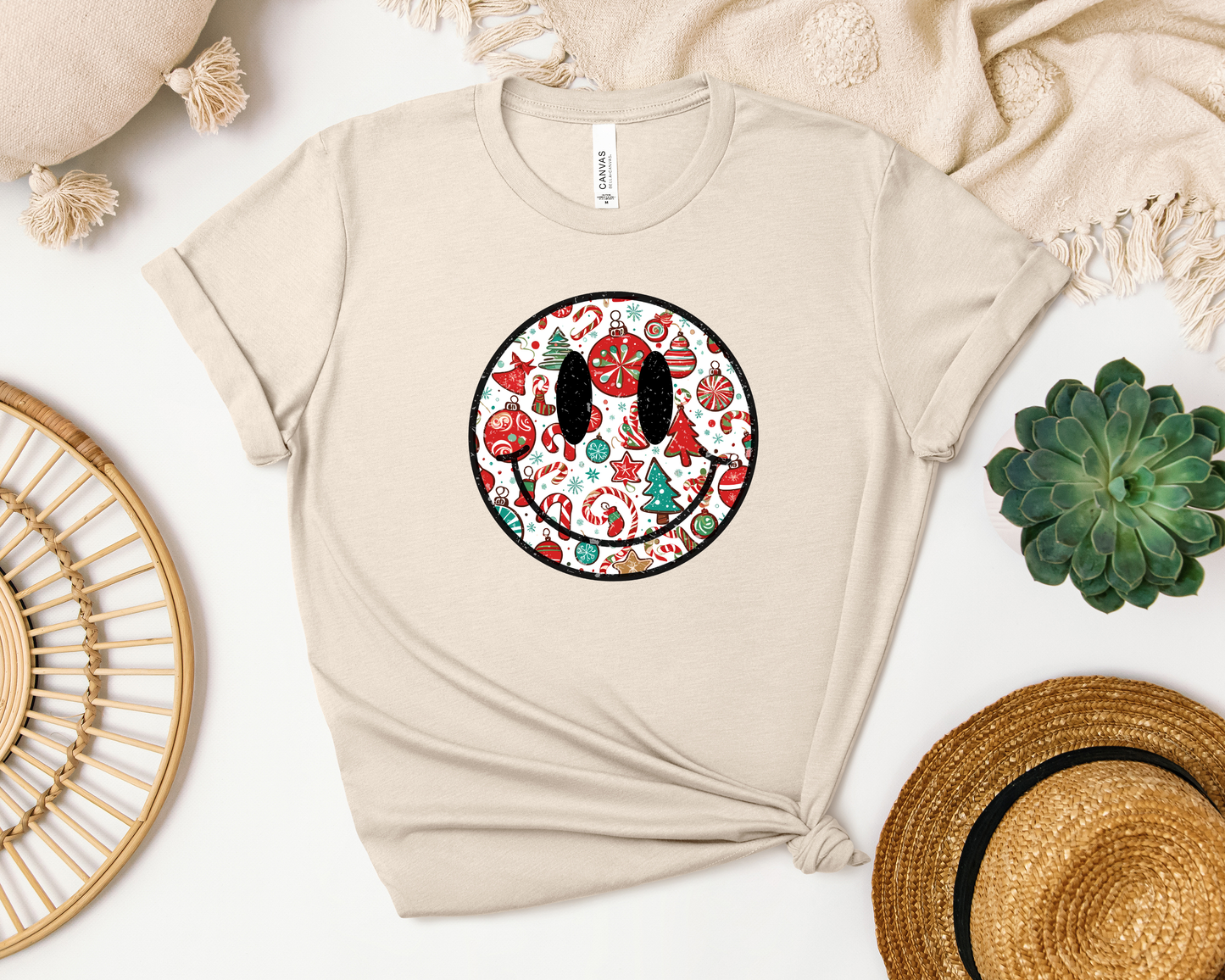 *NEW* RETRO CHIRSTMAS SMILE SHIRT