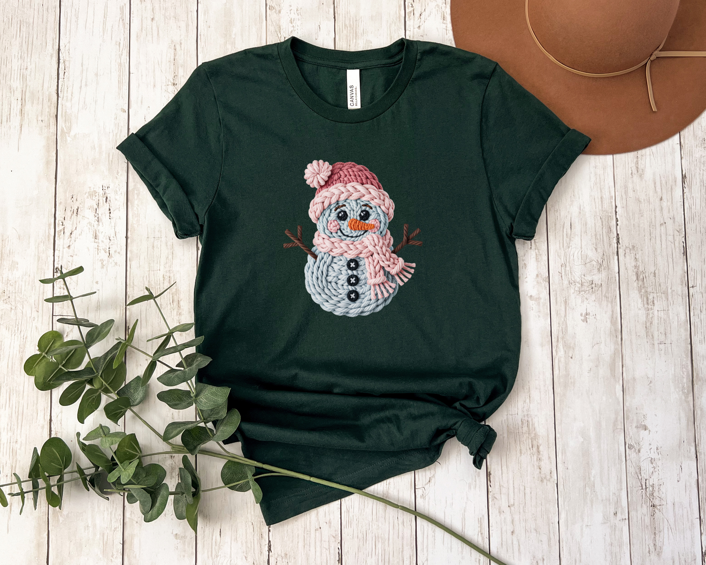 CROCHET SNOWMAN SHIRT
