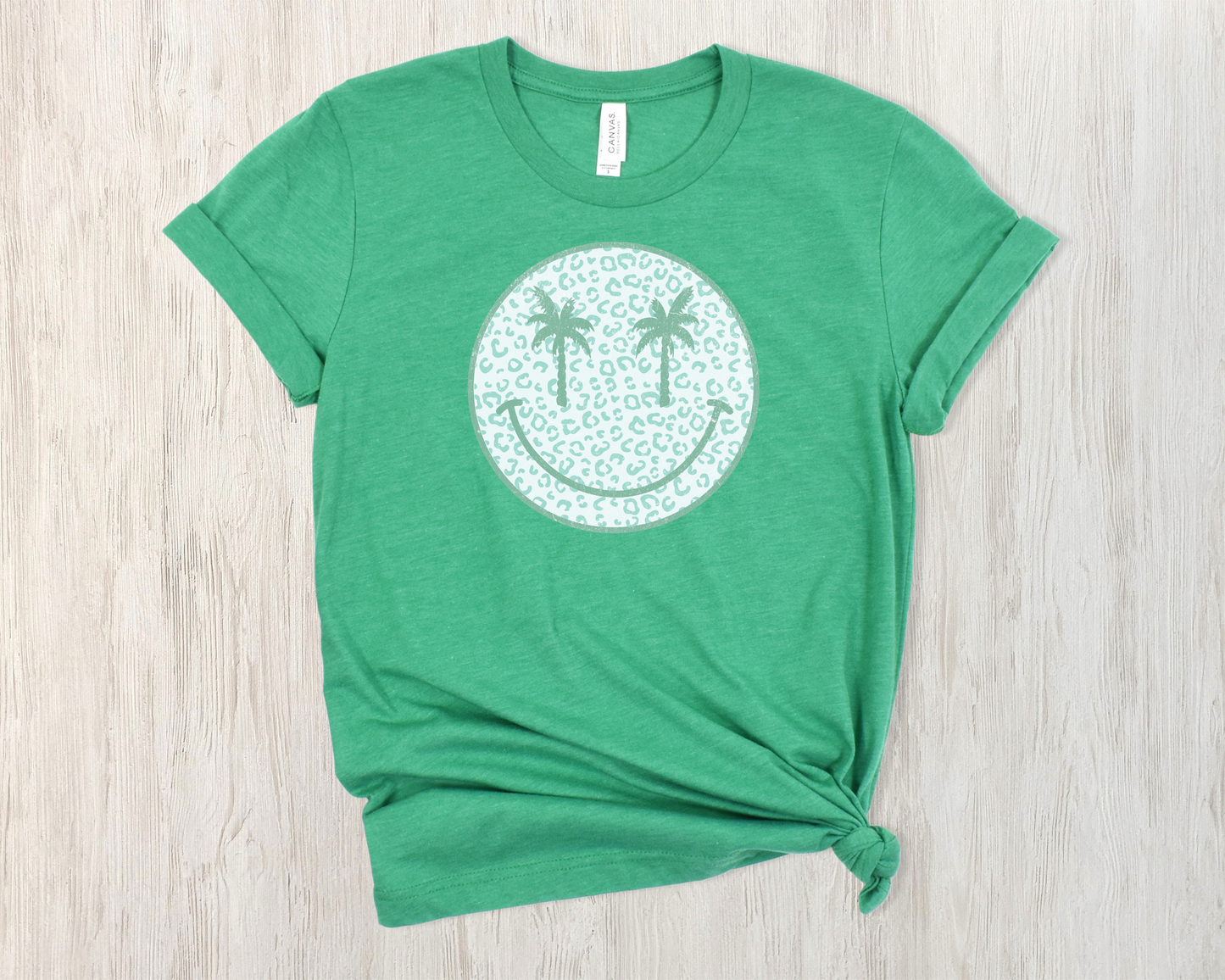 *NEW* SUMMER PALM TREE SMILEY SHIRT