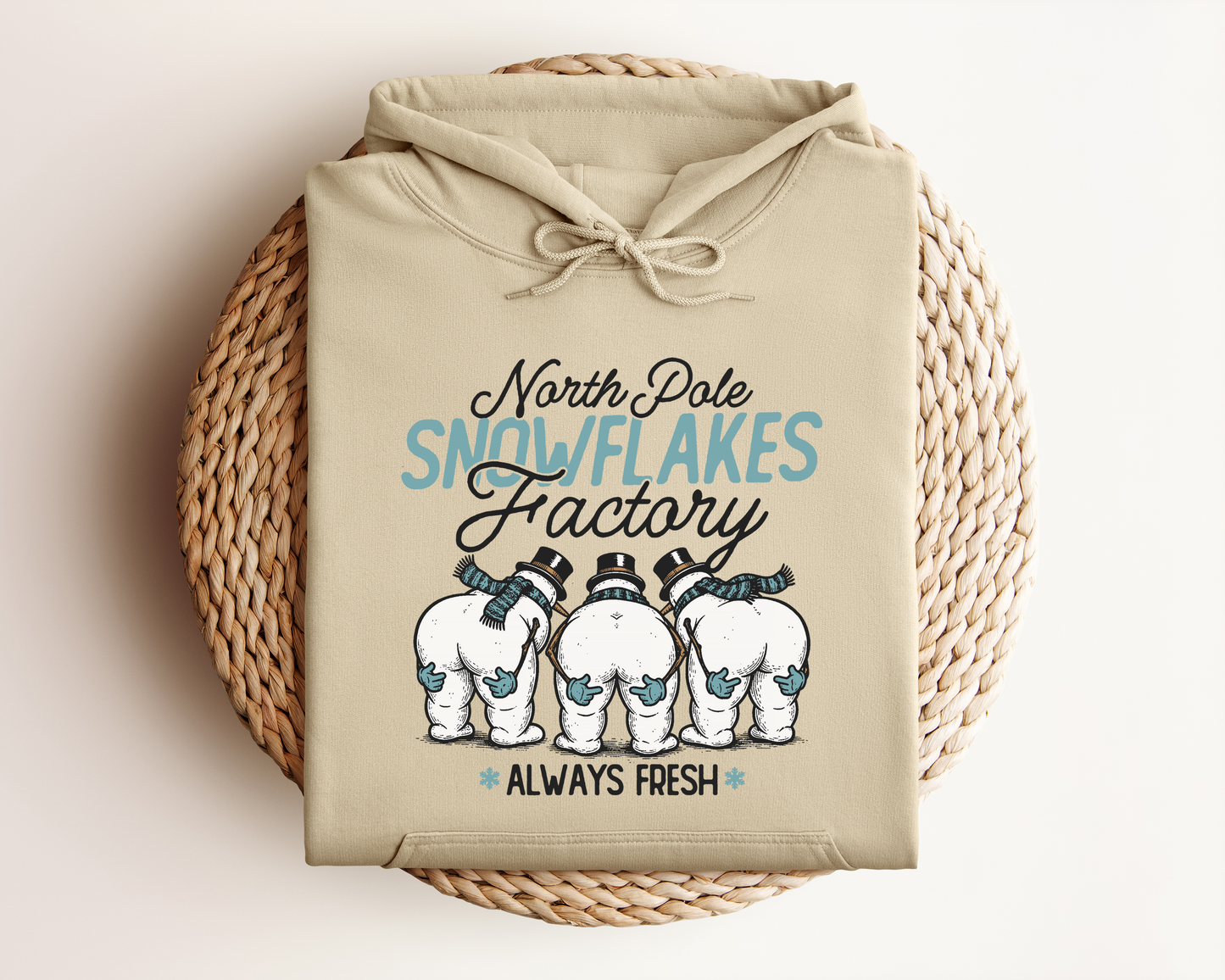 NORTH POLE SNOWFLAKES FACTORY HOODIE