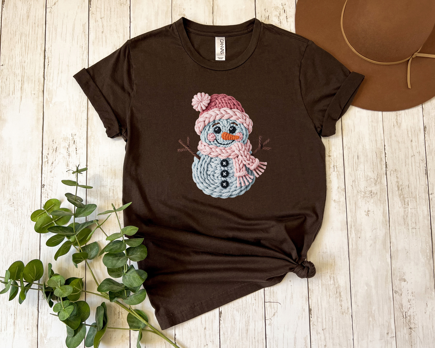 CROCHET SNOWMAN SHIRT