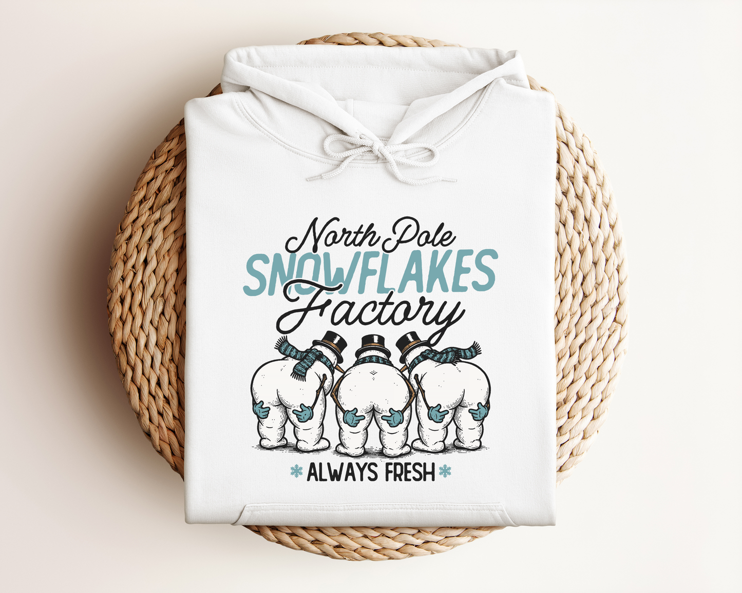 NORTH POLE SNOWFLAKES FACTORY HOODIE