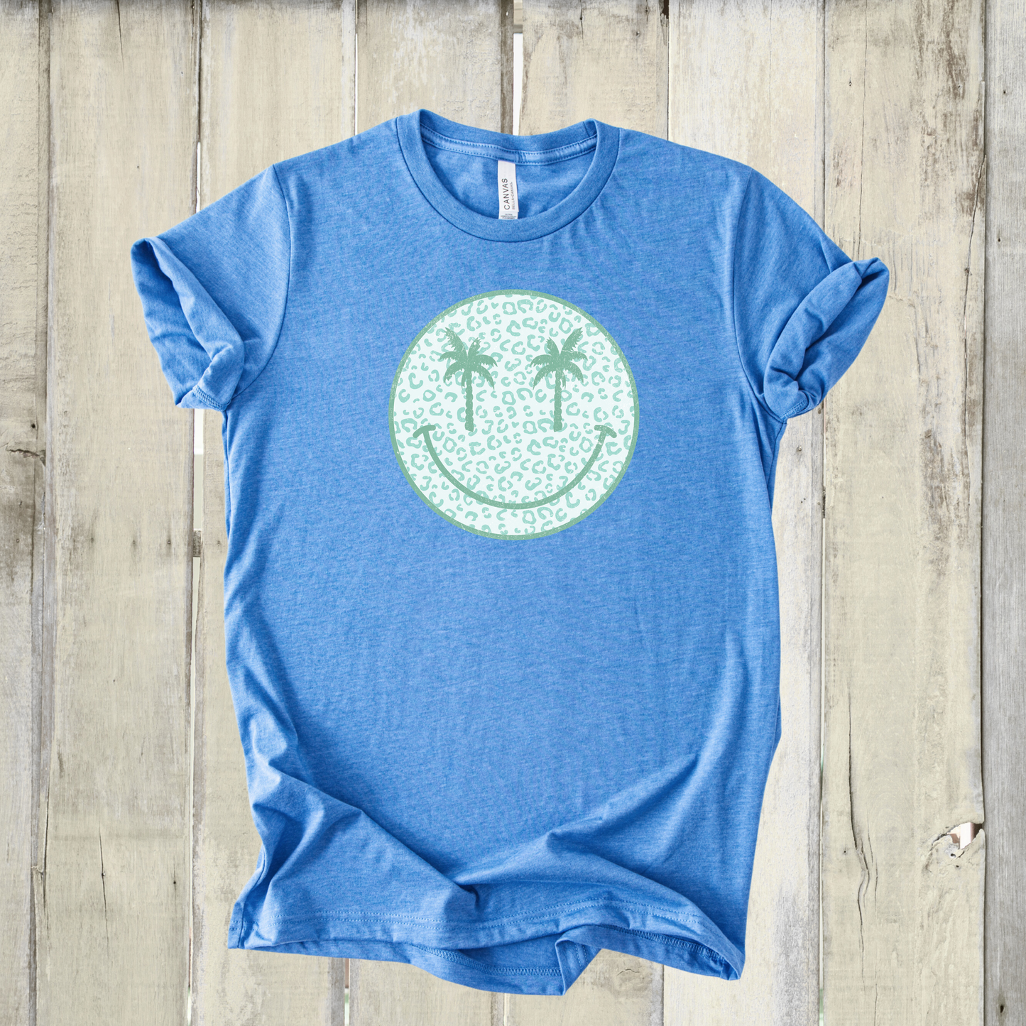*NEW* SUMMER PALM TREE SMILEY SHIRT