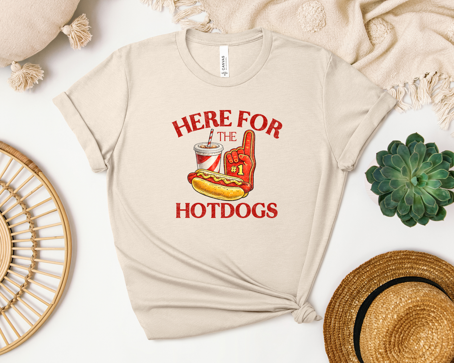 *NEW* HERE FOR THE HOTDOGS SHIRT