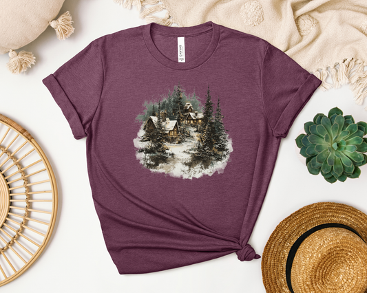 *NEW* VINTAGE WINTER VILLAGE SHIRT