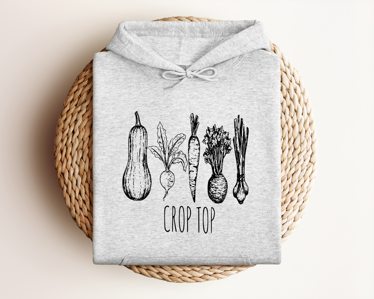 CROP TOP HOODIE