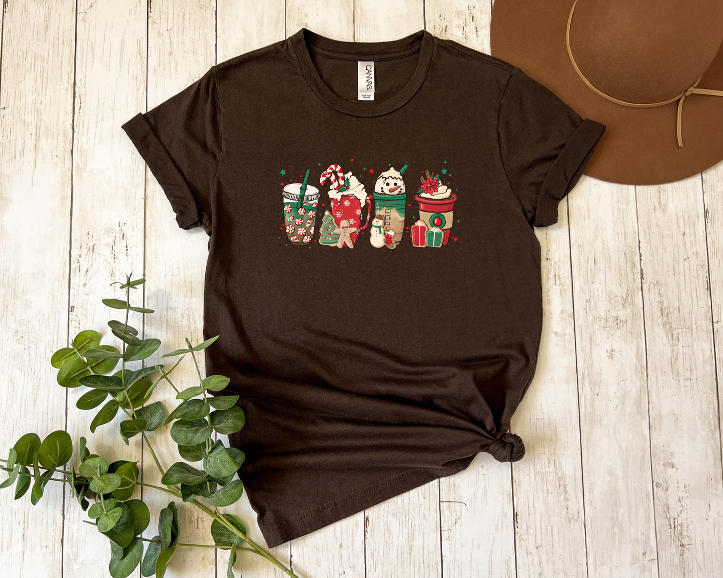 CHRISTMAS COFFEE CUPS SHIRT