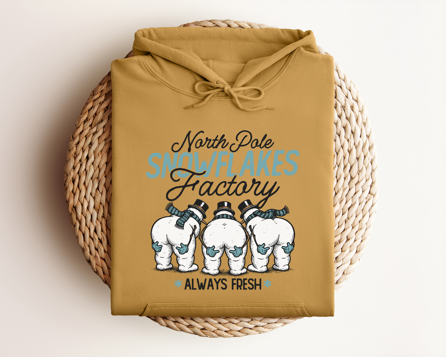 NORTH POLE SNOWFLAKES FACTORY HOODIE