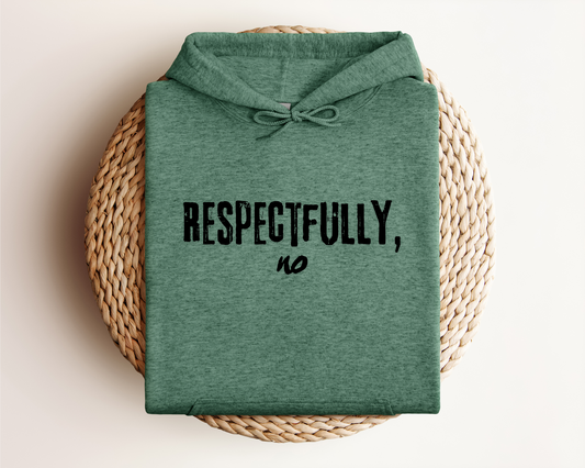 RESPECTFULLY NO HOODIE