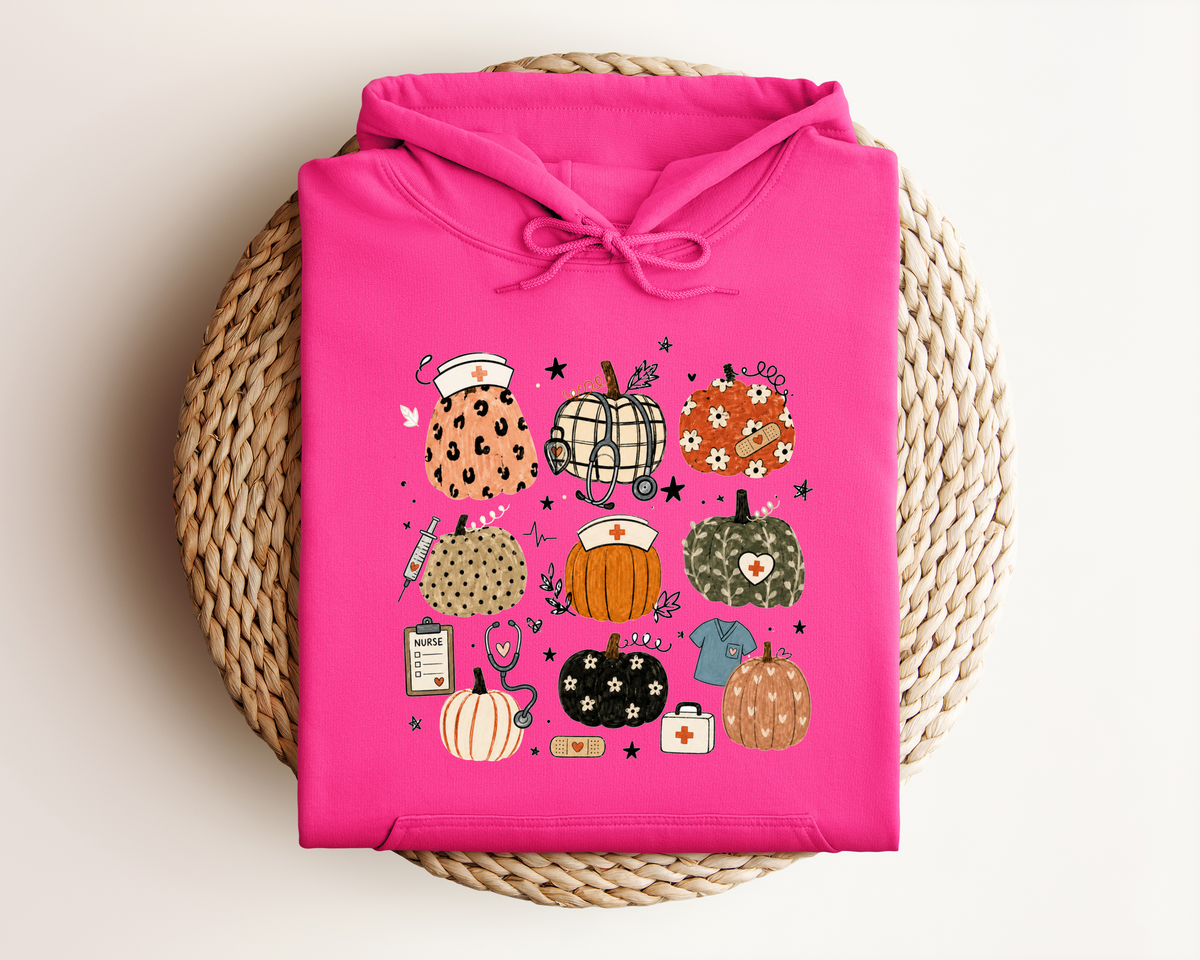 NURSE PUMPKINS HOODIE