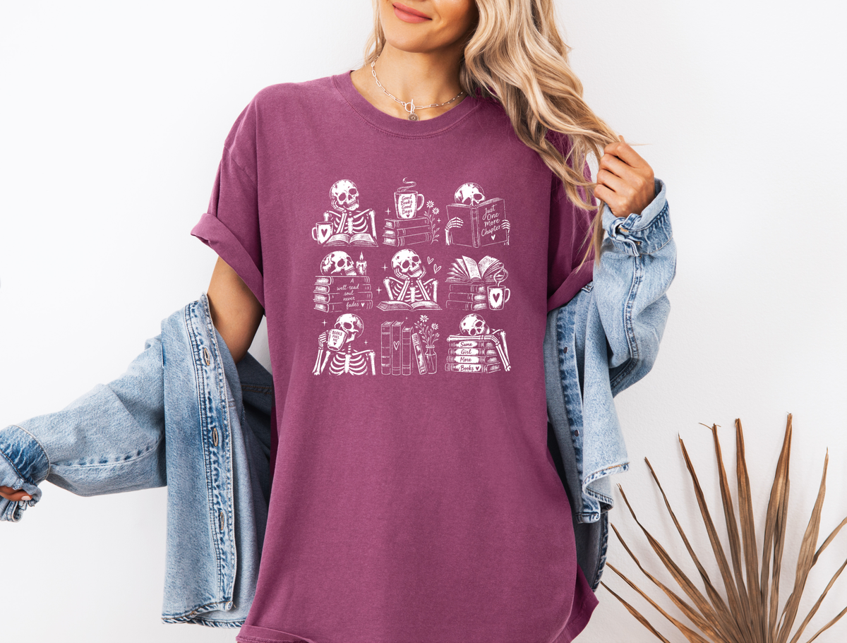 *NEW* BOOKISH SKELETON CC SHIRT