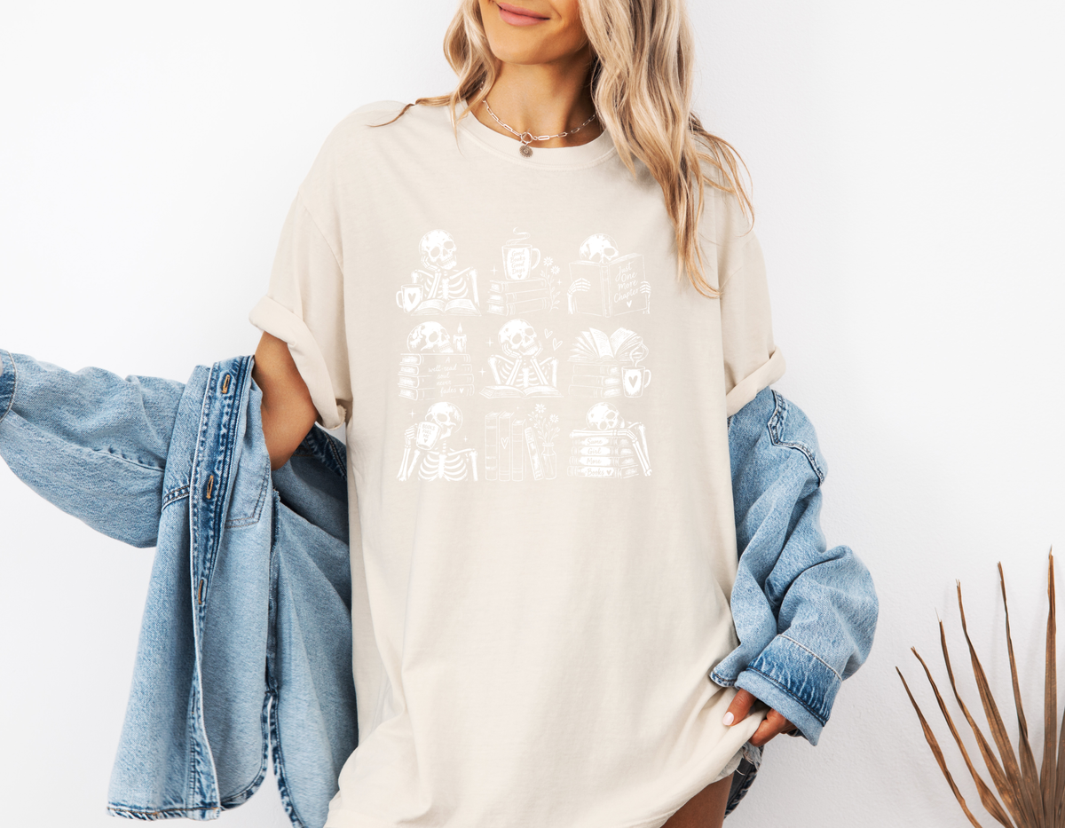 *NEW* BOOKISH SKELETON CC SHIRT