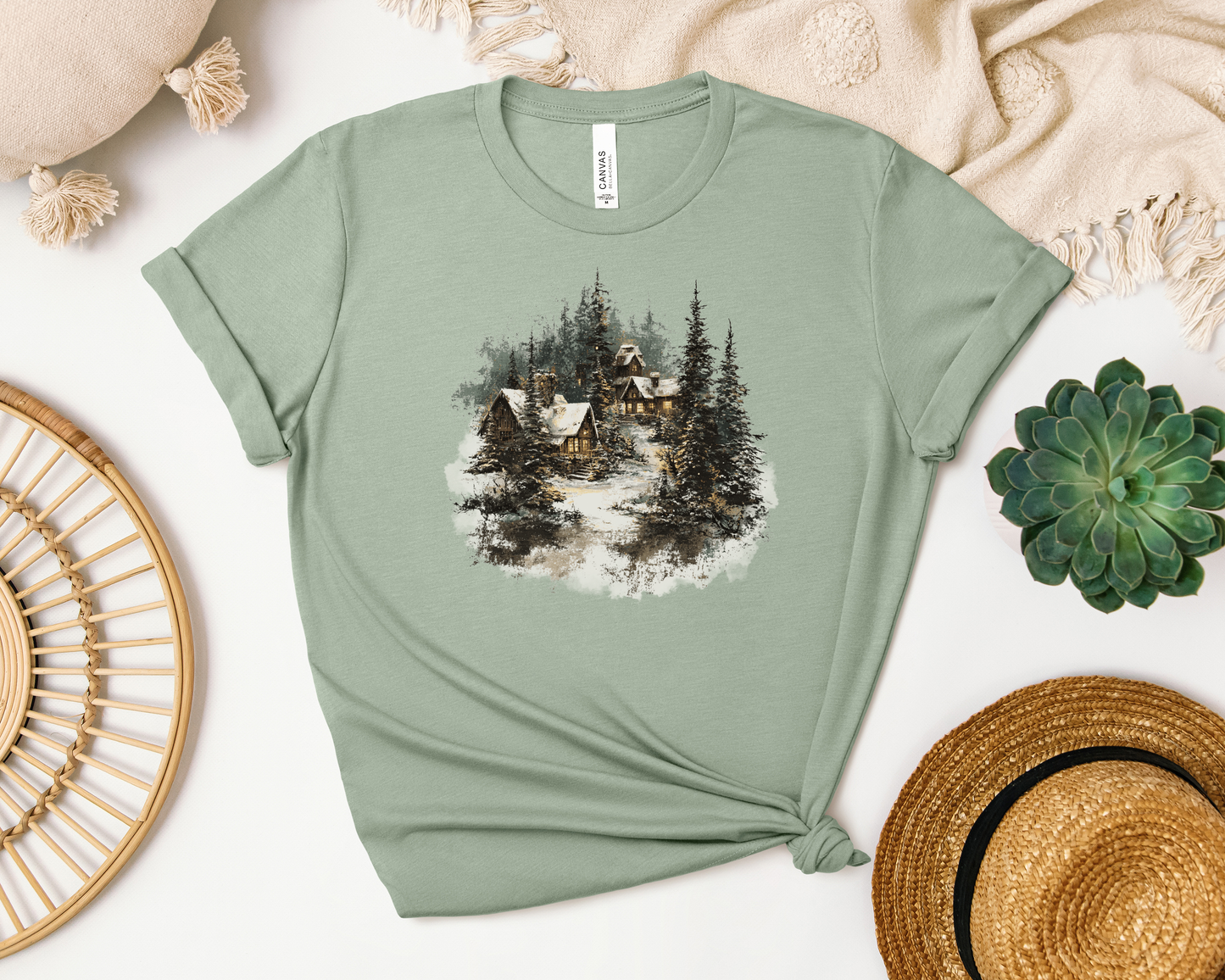 *NEW* VINTAGE WINTER VILLAGE SHIRT