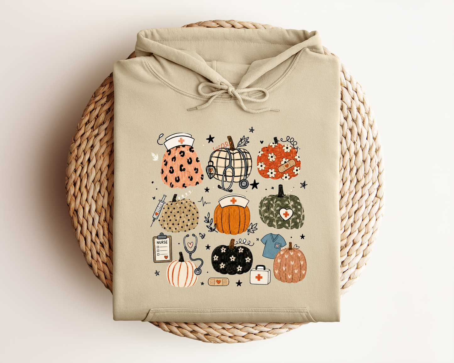 NURSE PUMPKINS HOODIE