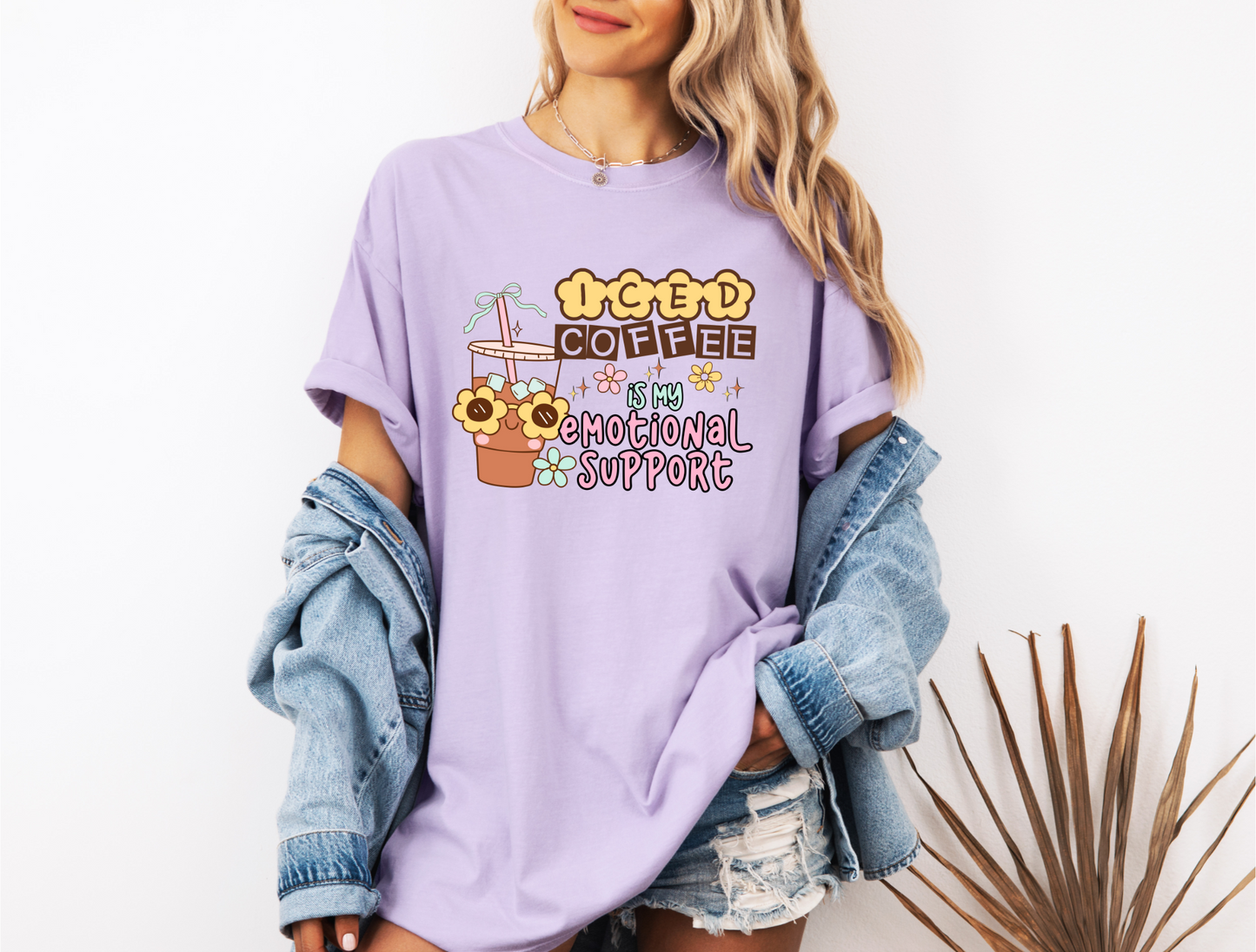 EMOTIONAL SUPPORT ICED COFFEE CC SHIRT