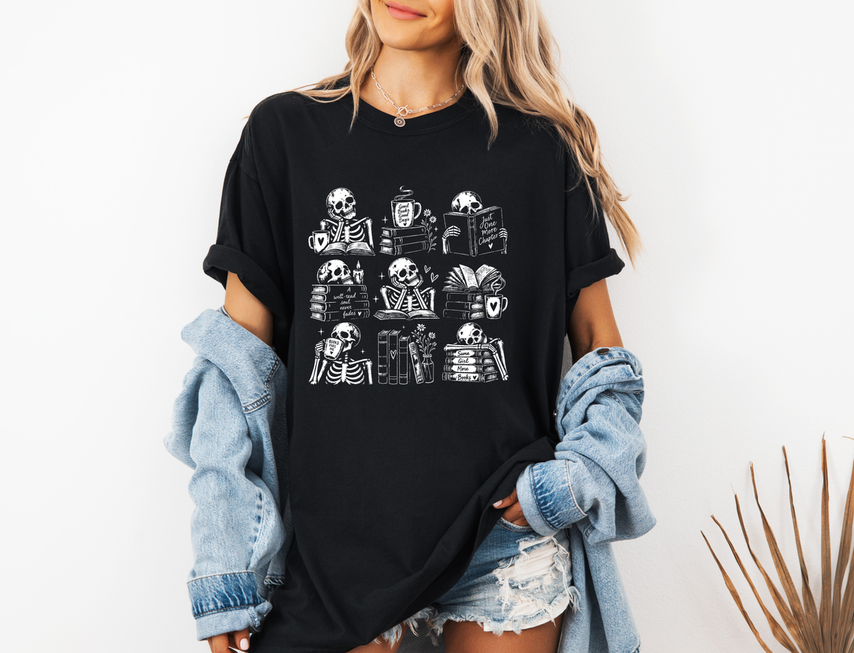 *NEW* BOOKISH SKELETON CC SHIRT