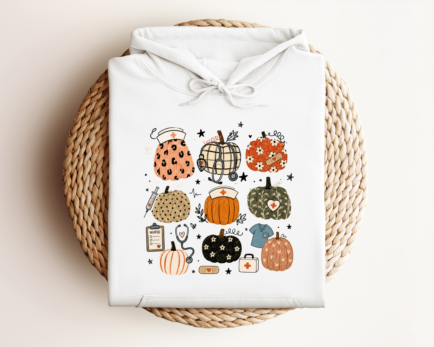 NURSE PUMPKINS HOODIE