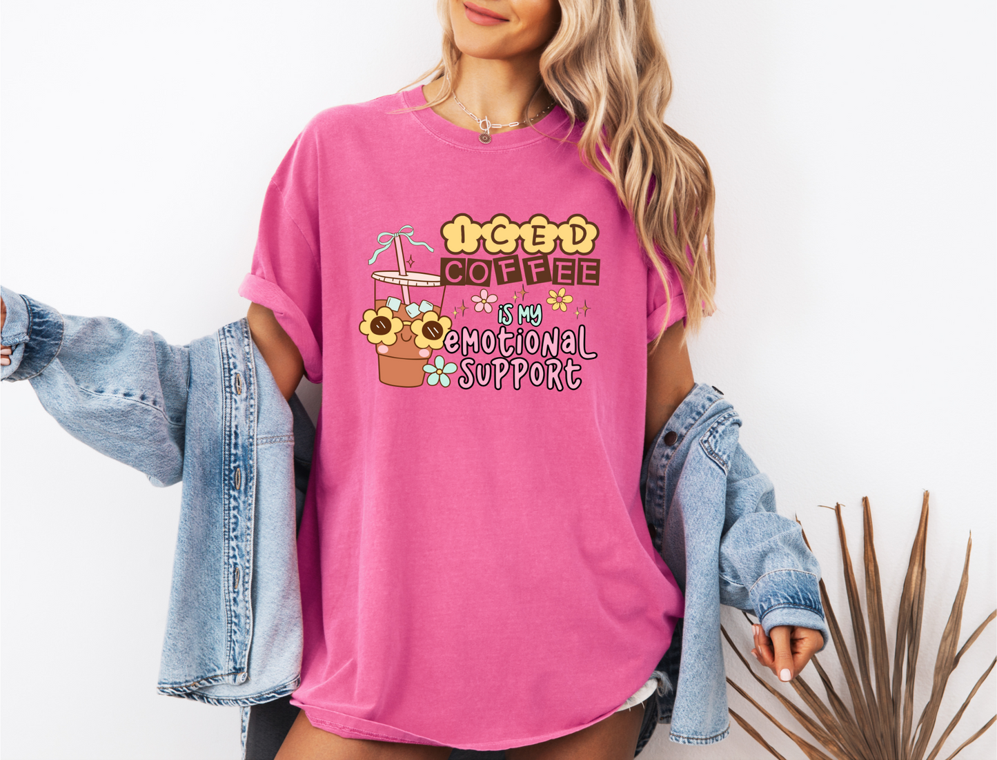 EMOTIONAL SUPPORT ICED COFFEE CC SHIRT