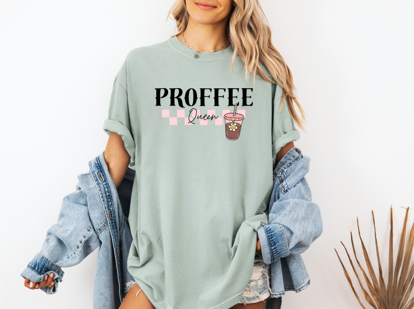 *NEW* PROFFEE QUEEN CHECKERED CC SHIRT