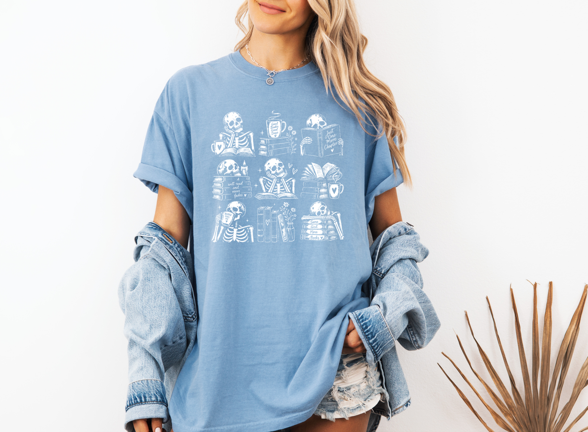 *NEW* BOOKISH SKELETON CC SHIRT