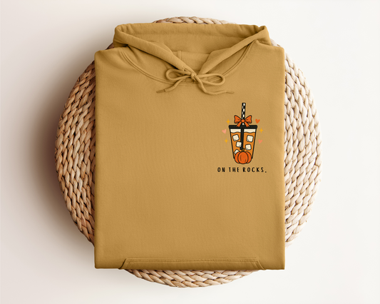 PUMPKIN ON THE ROCKS HOODIE