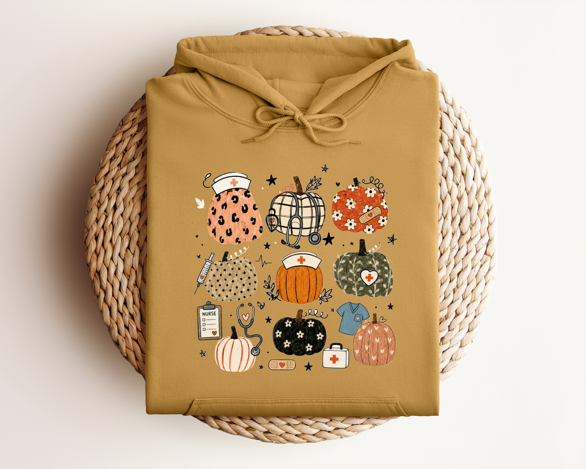 NURSE PUMPKINS HOODIE
