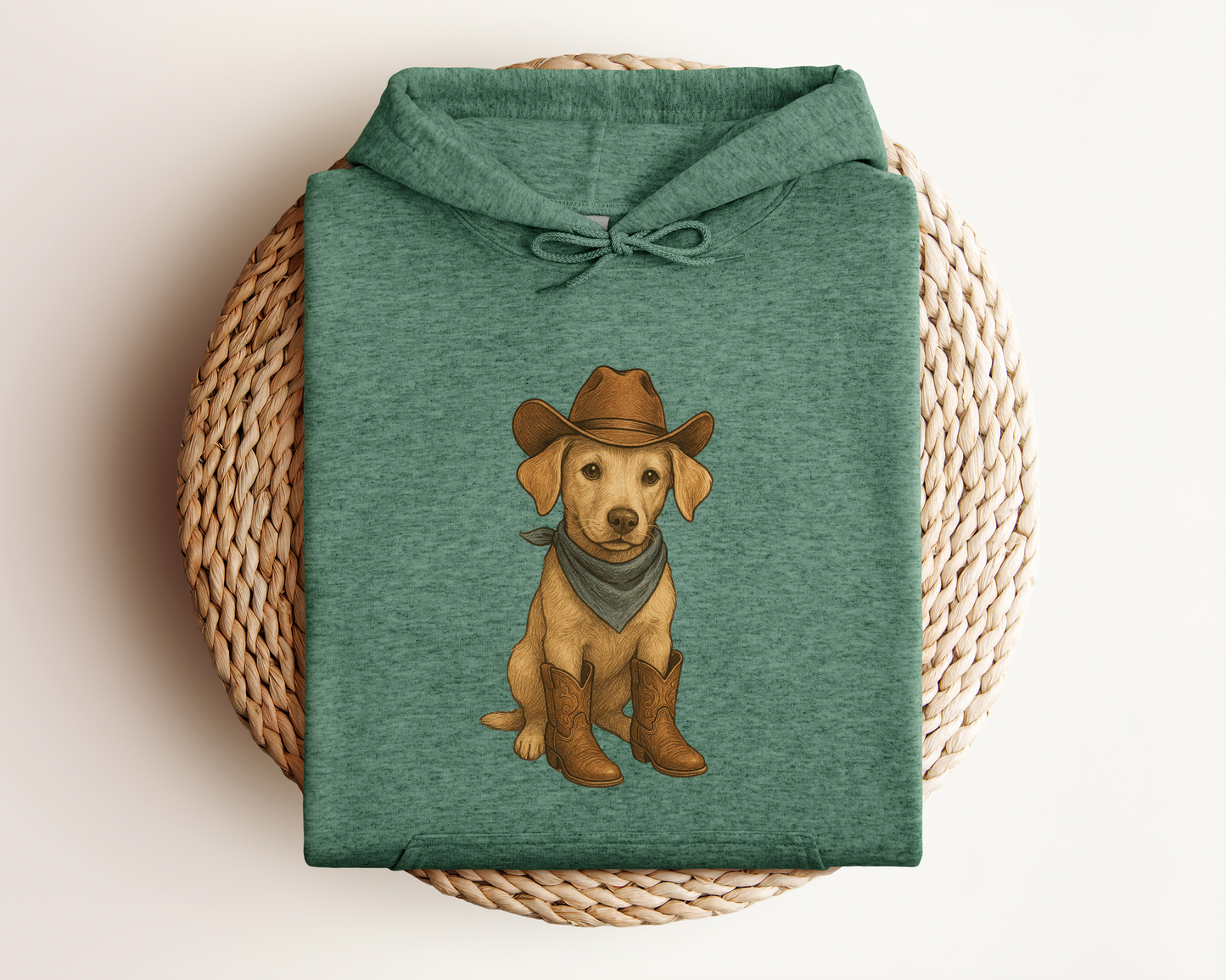 *NEW* COWBOY DOUG WITH BOOTS HOODIE