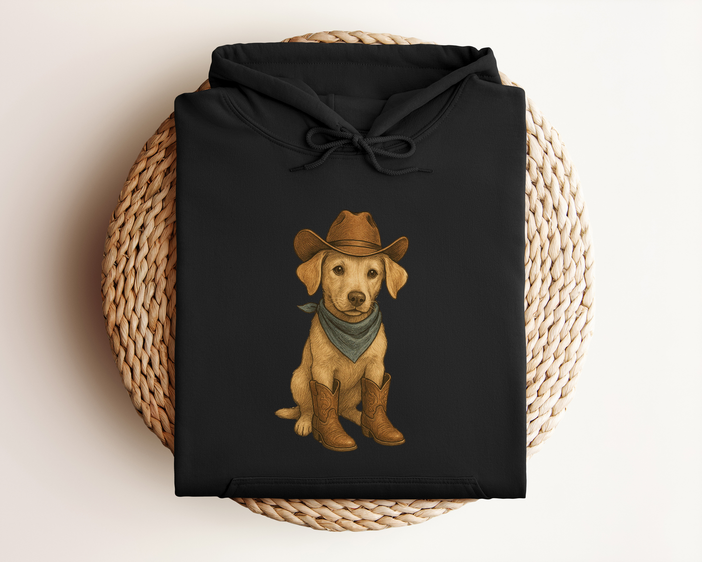*NEW* COWBOY DOUG WITH BOOTS HOODIE