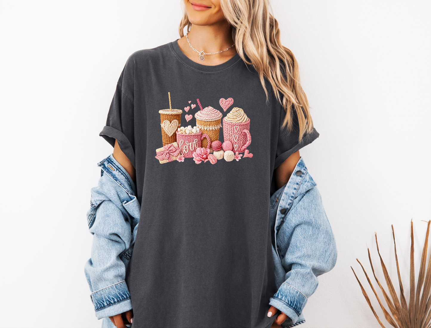 *NEW* YARN VALENTINE COFFEE CUPS CC SHIRT