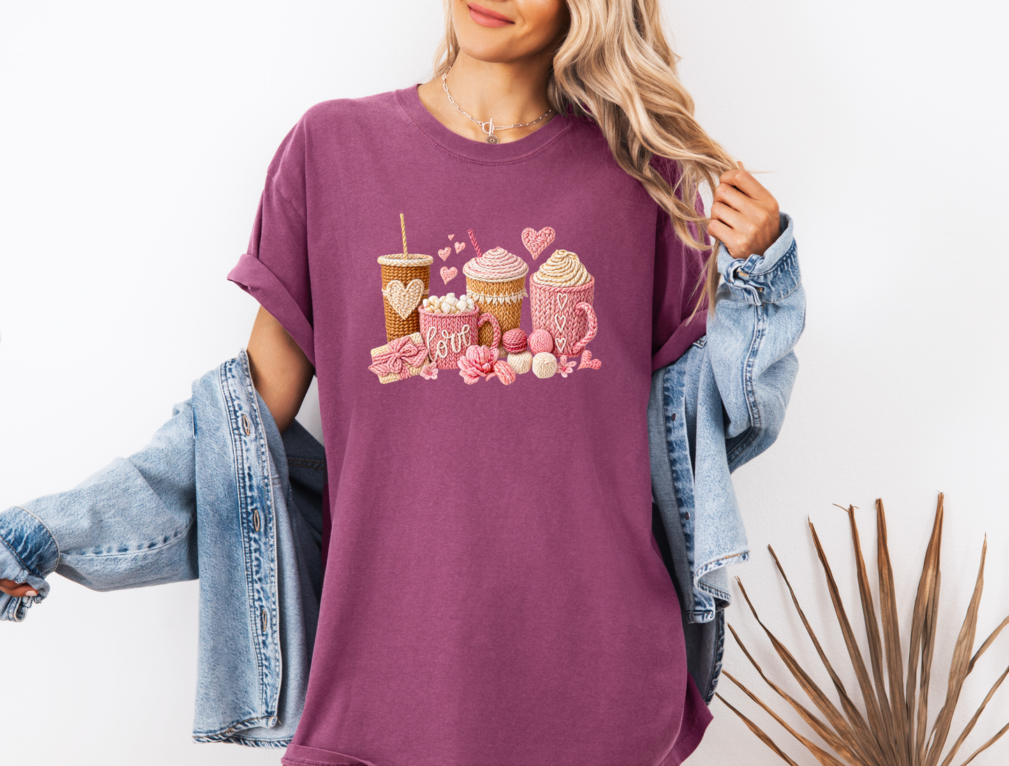 *NEW* YARN VALENTINE COFFEE CUPS CC SHIRT