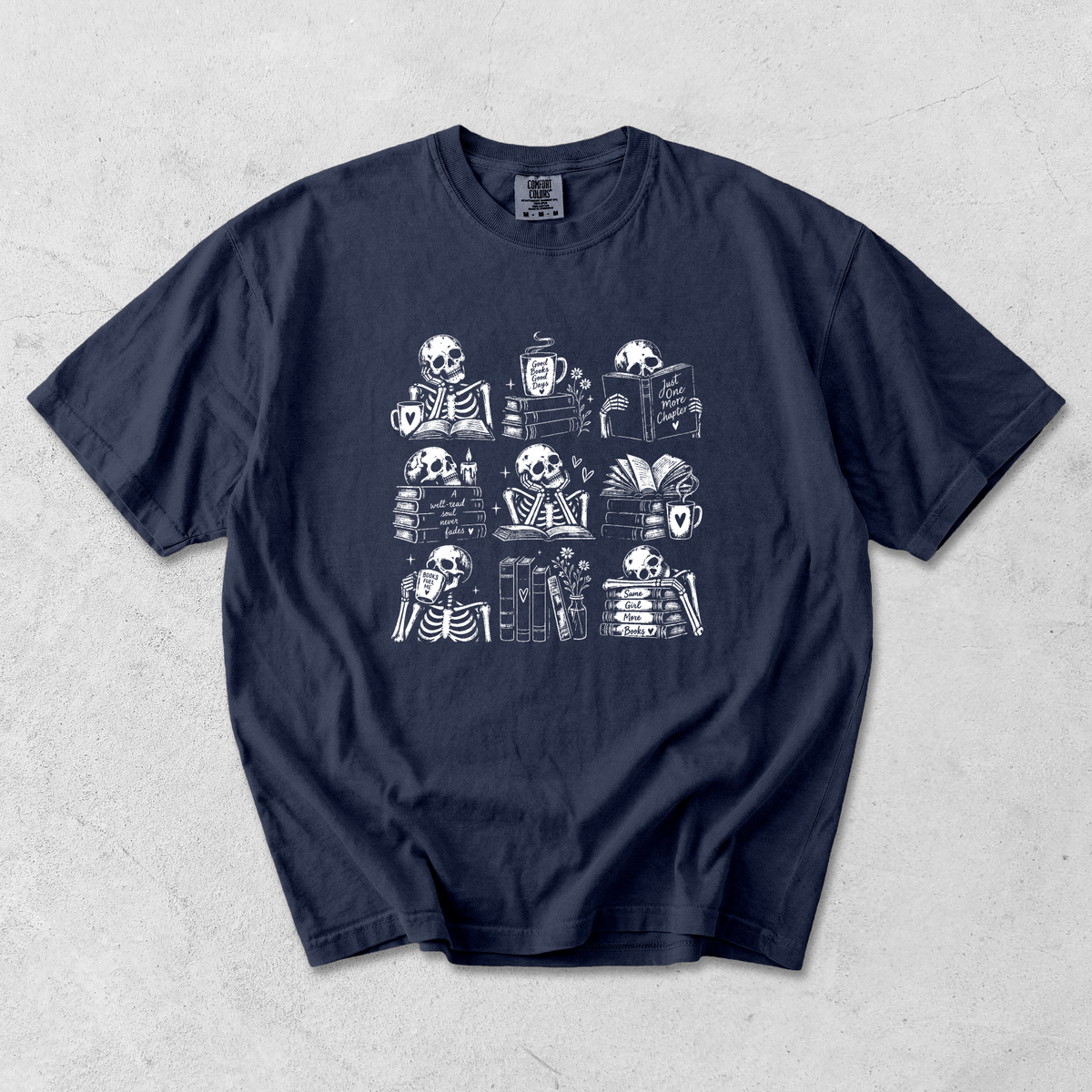 *NEW* BOOKISH SKELETON CC SHIRT