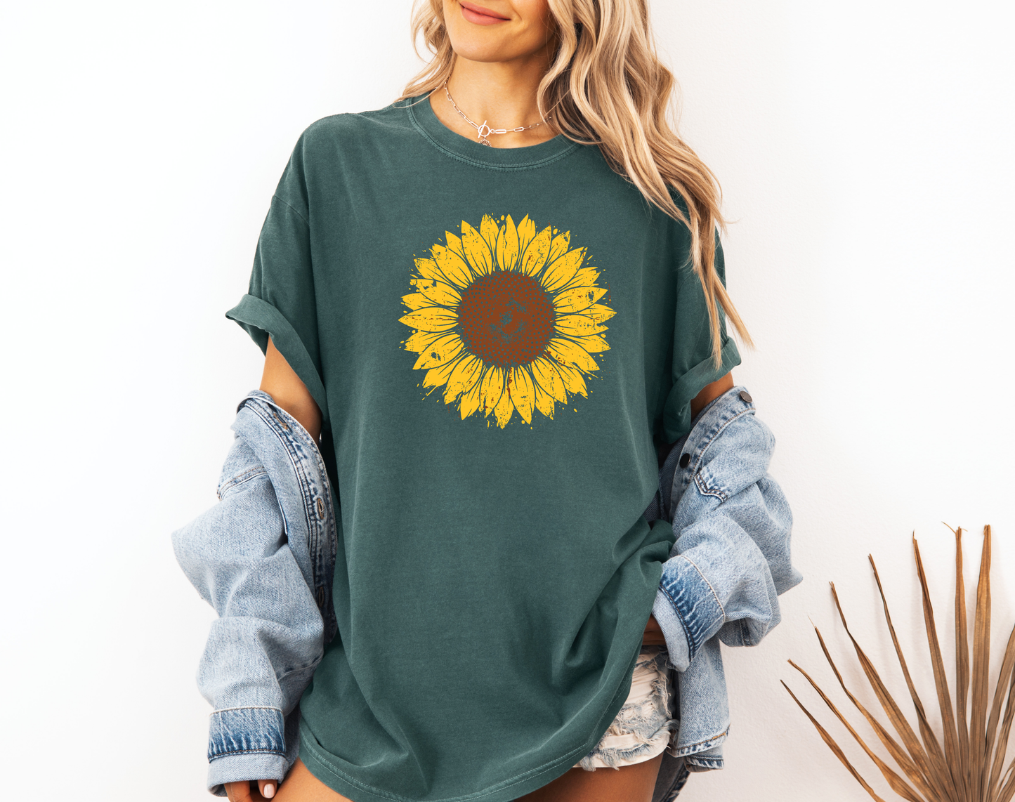DISTRESSED SUNFLOWER CC SHIRT