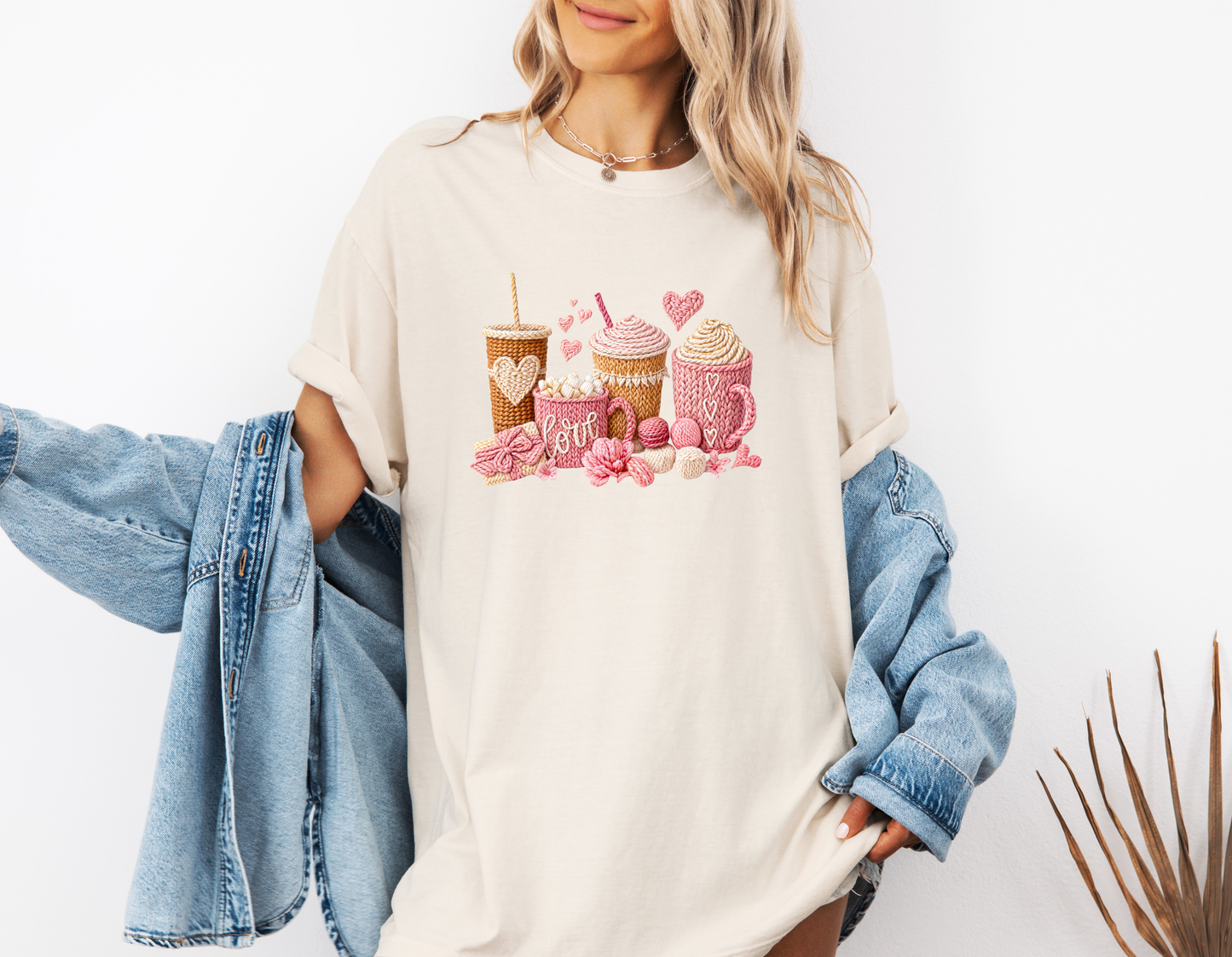 *NEW* YARN VALENTINE COFFEE CUPS CC SHIRT