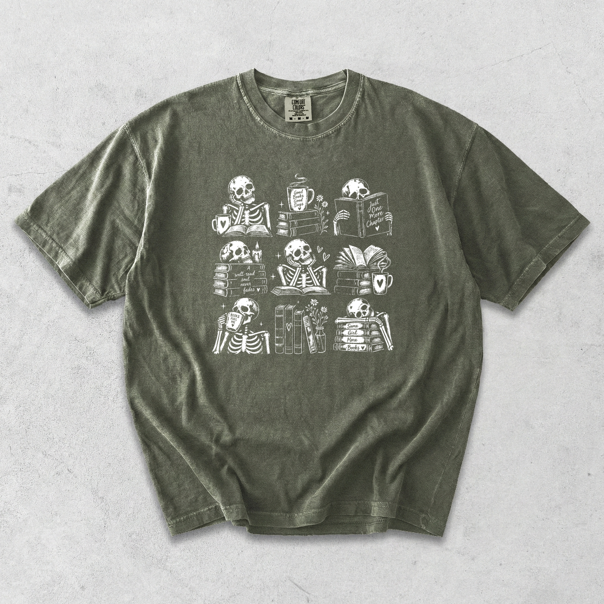*NEW* BOOKISH SKELETON CC SHIRT