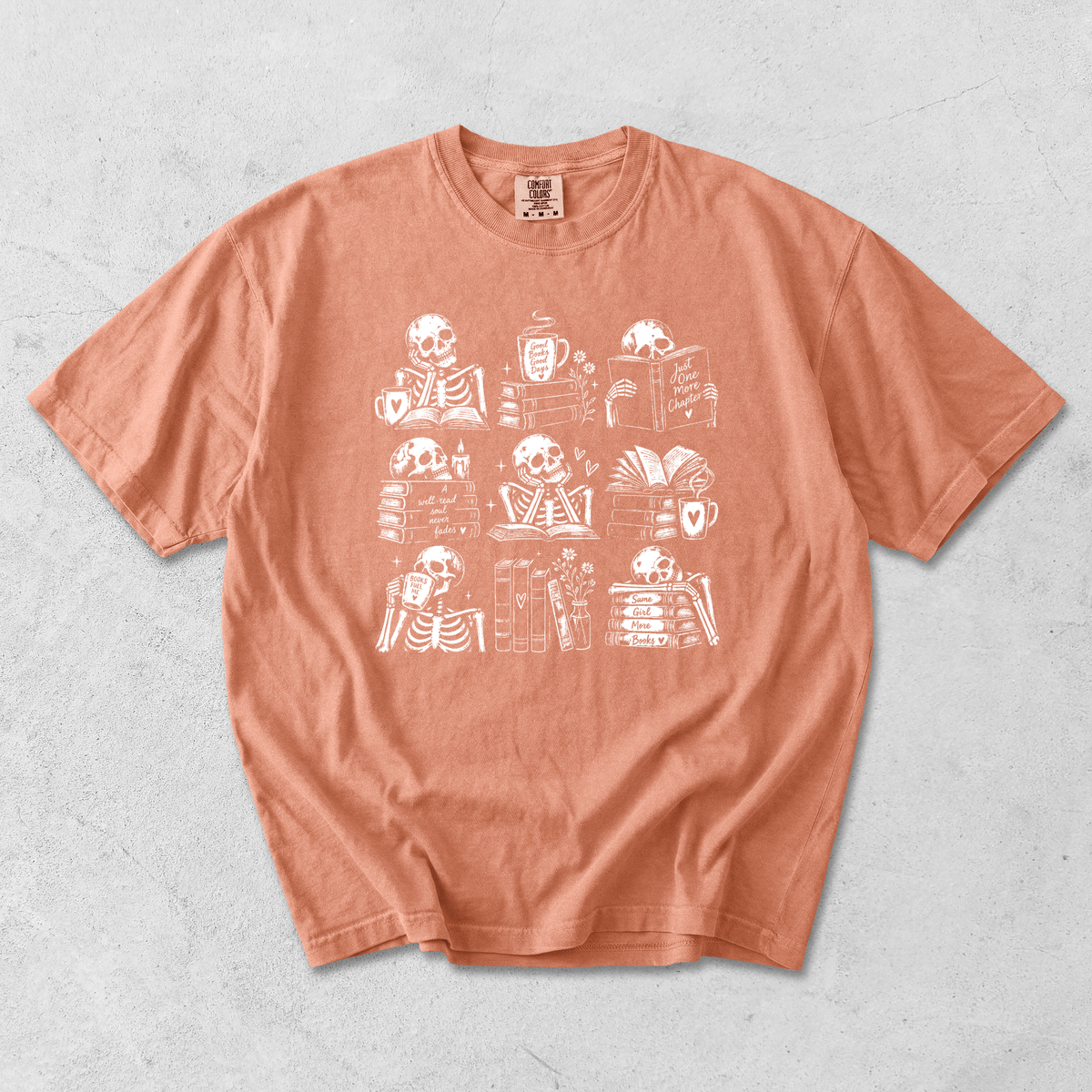 *NEW* BOOKISH SKELETON CC SHIRT