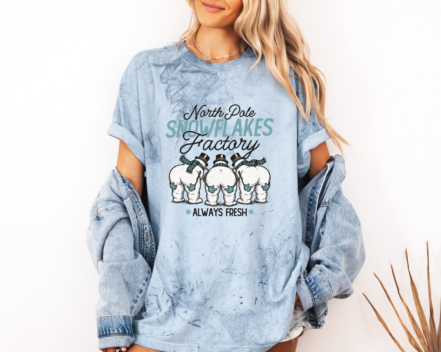 *NEW* NORTH POLE SNOWFLAKES FACTORY CC SHIRT