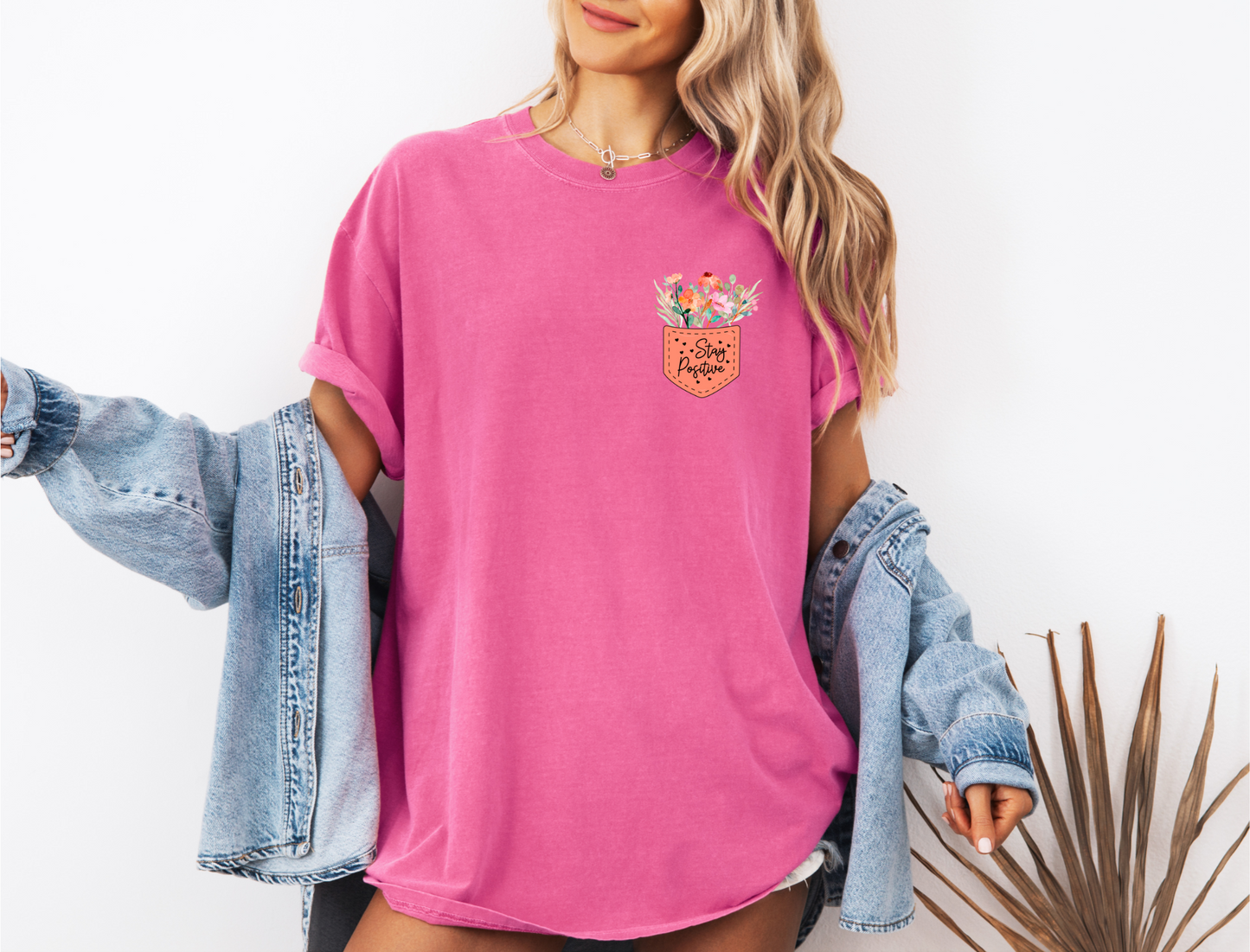STAY POSITIVE POCKET CC SHIRT