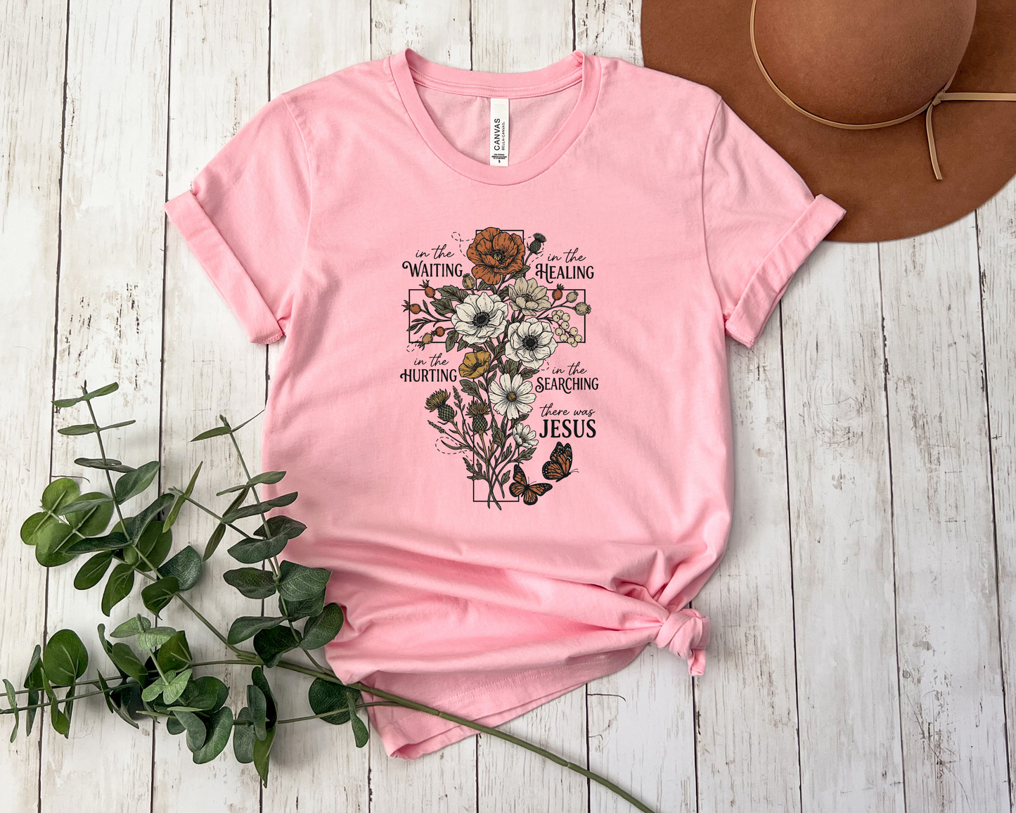 *NEW* FLORAL CROSS SHIRT