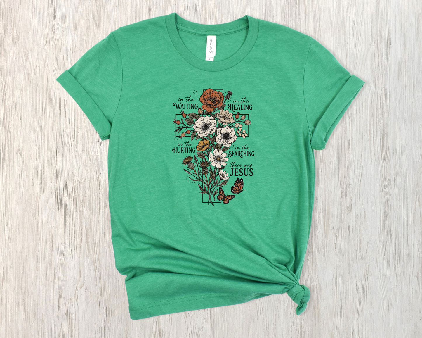 *NEW* FLORAL CROSS SHIRT