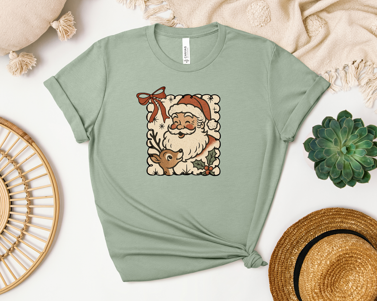 SANTA STAMP SHIRT
