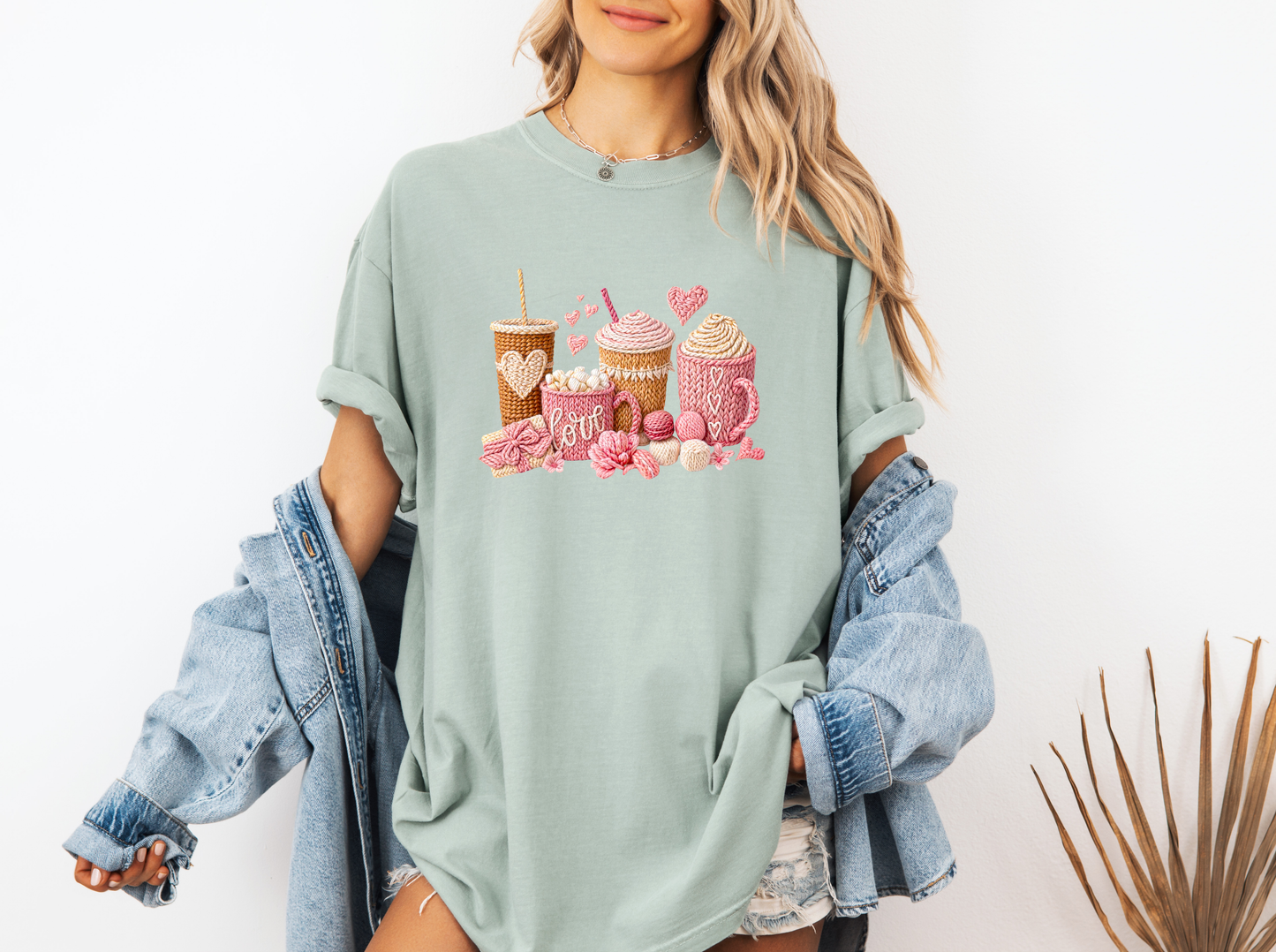 *NEW* YARN VALENTINE COFFEE CUPS CC SHIRT