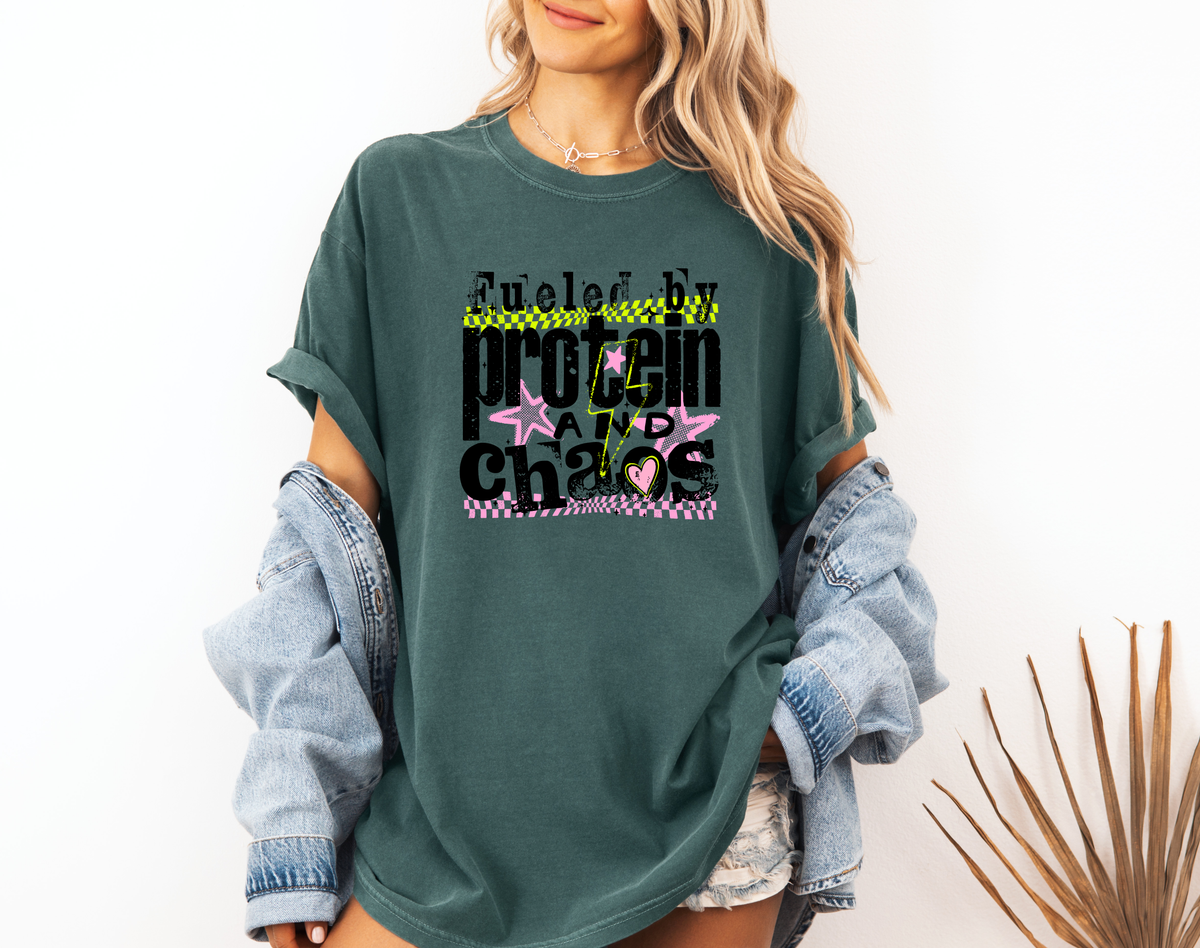 *NEW* FUELED BY PROTEIN AND CHAOS CC SHIRT